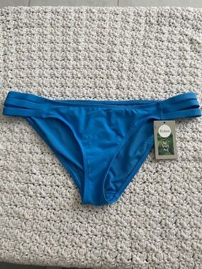 Eidon Surf Blue Strappy Bikini Bottom